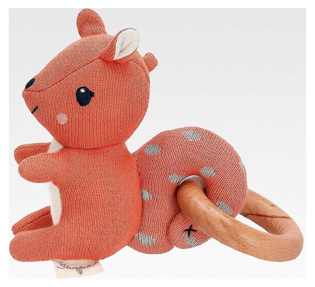 Greifling für Mädchen aus Holz - Spielzeug für Babys