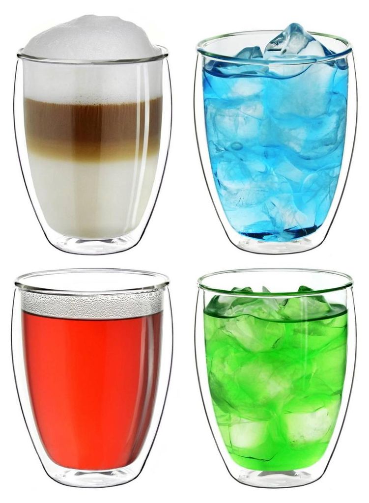 Creano doppelwandiges XXL Thermoglas 400ml, Extra große Produktbild 