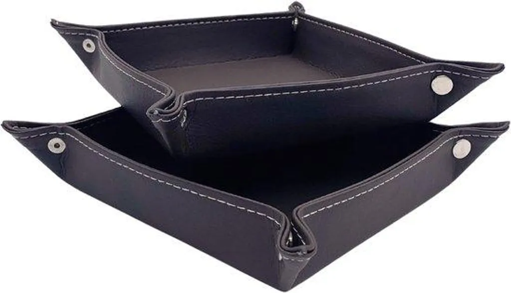 Pochette de rangement pour agenda en cuir synthétique marron chocolat