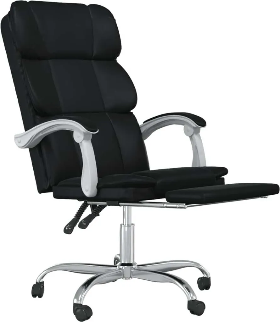 OFFERTA Sedia Ufficio vidaXL Reclinabile Nera | Prezzo Shock - 6