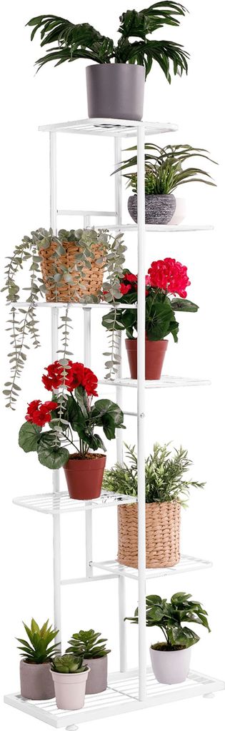 Kondela Blumenständer aus Metall Bamir Typ 2 - weiß