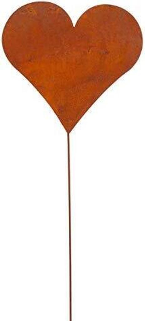*V* Gartenstecker Herz, rusty, L, ca. 80cmH Produktbild 