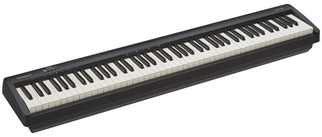 Roland FP-10, Kompaktes 88-Tasten Digital Piano, SuperNATURAL Piano-Sounds, Authentische Tastaturansprache, Ideal für Einsteiger & erfahrene Spieler