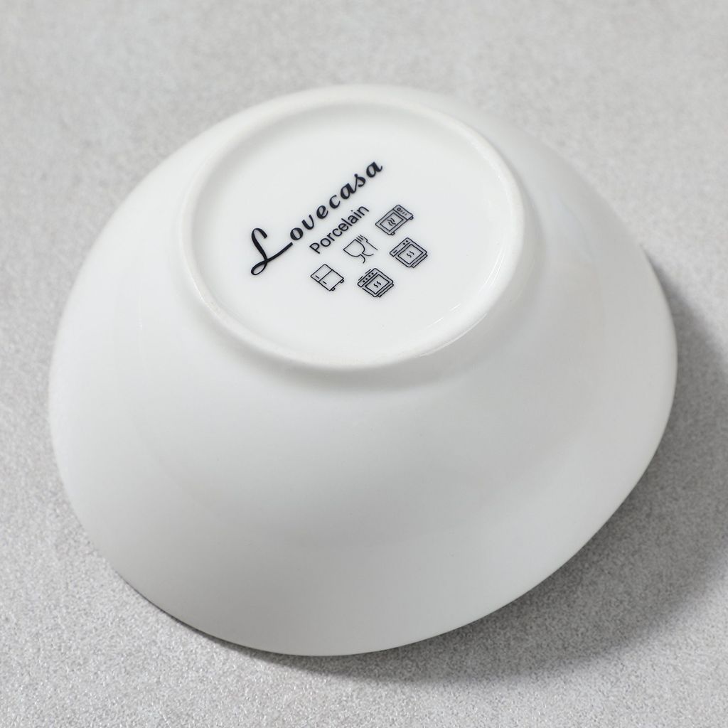 Schalen Set Porzellan,LOVECASA 6-teilig Eiform Eisschale, Produktbild 3