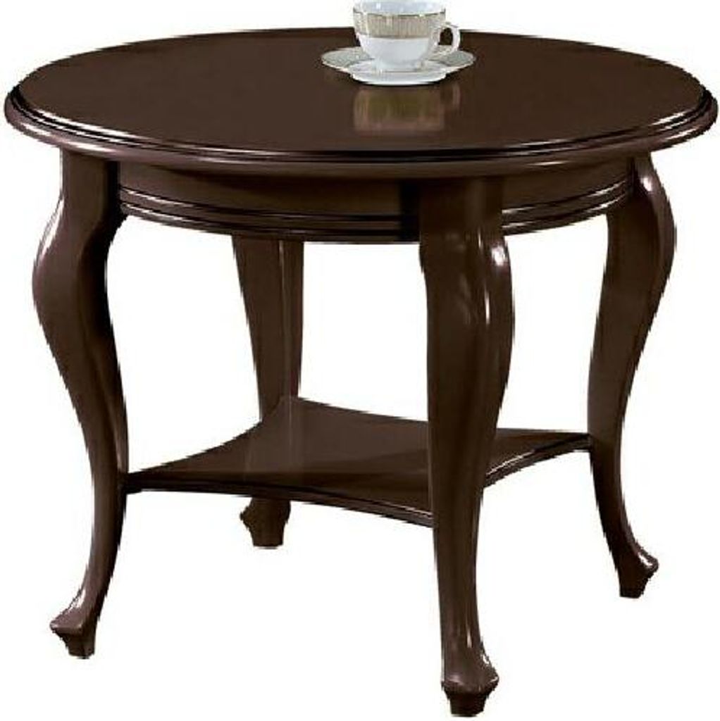 Rundtisch Tisch Couchtisch Tische Echtholz Massivholz Beistelltisch Serviertisch