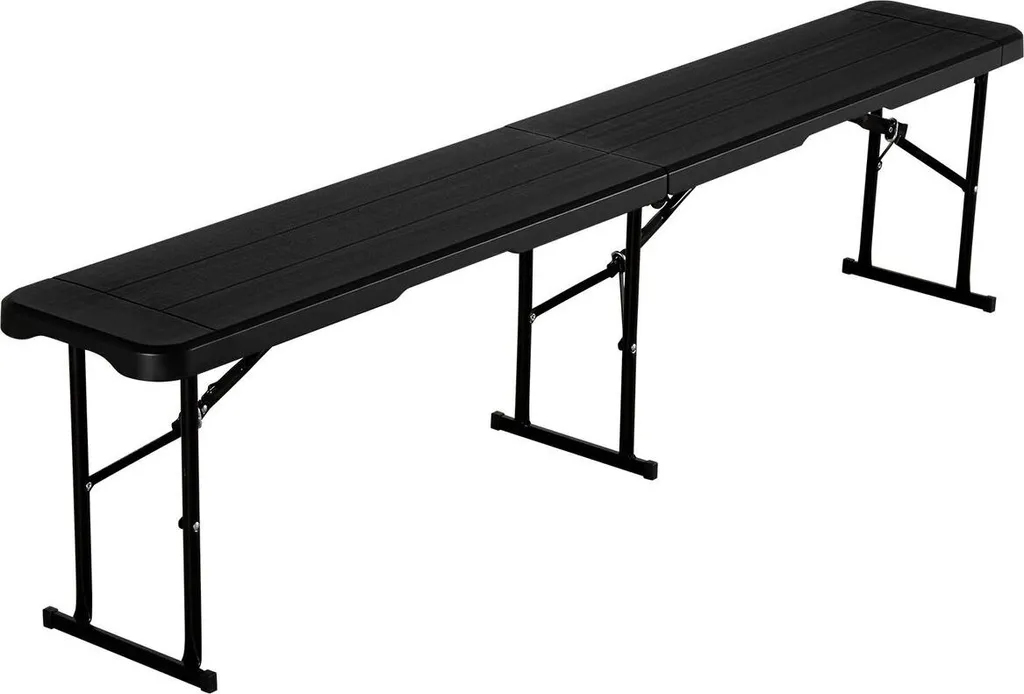 Grand banc de pique-nique pliant 180 cm résistant aux UV et portable