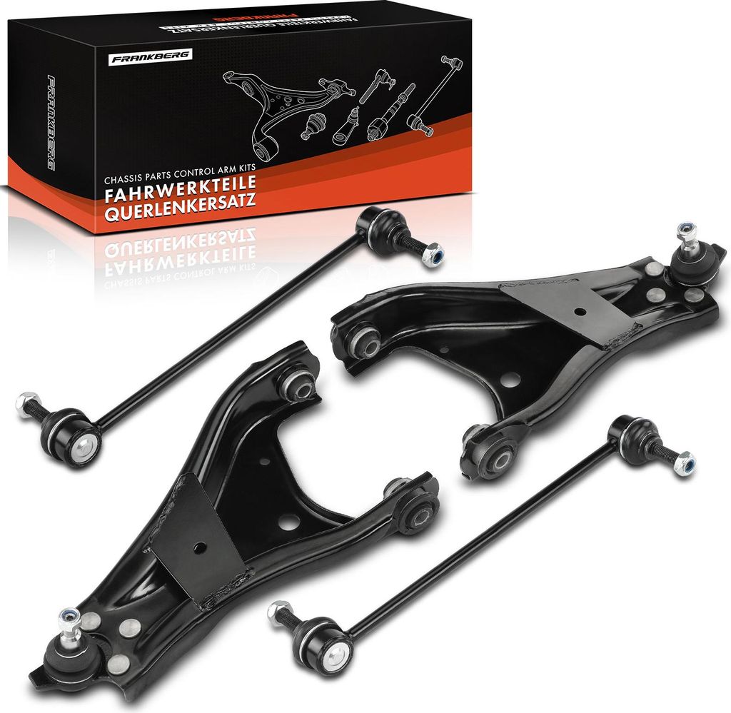 Frankberg 1x Querlenker Satz Vorderachse für Dacia Duster HS Duster Kasten 1.2L 1.5L 1.6L 2010-2018