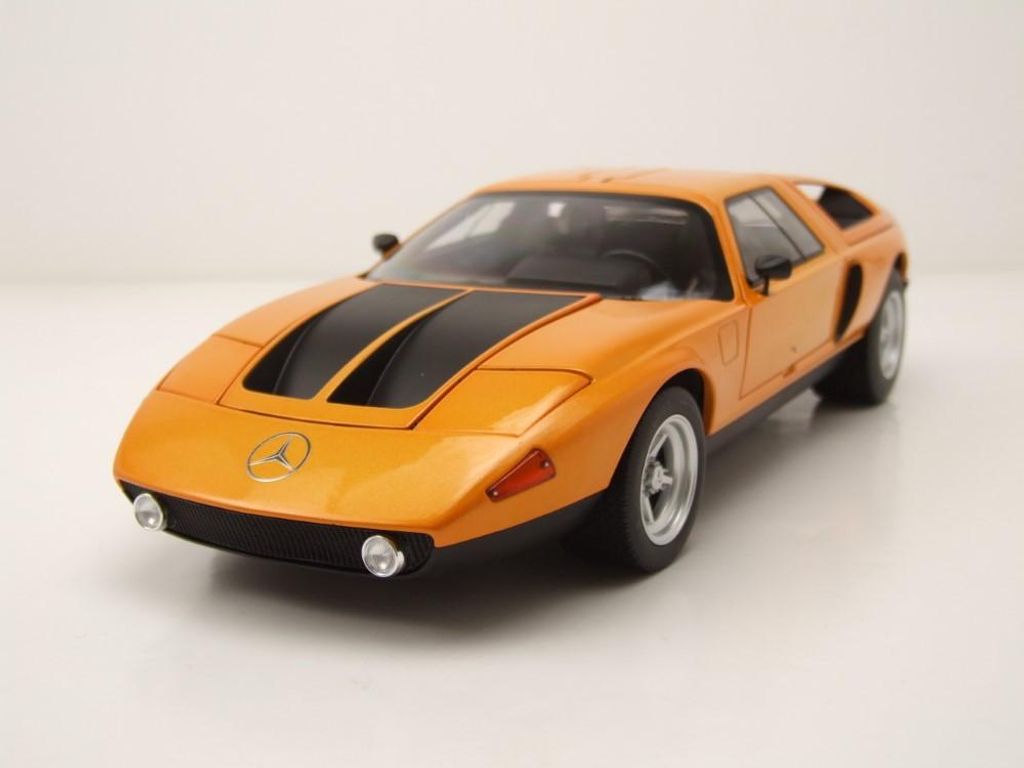 Norev 183050 Mercedes C 111/II 1970 orange metallic 1:18 Produktbild 