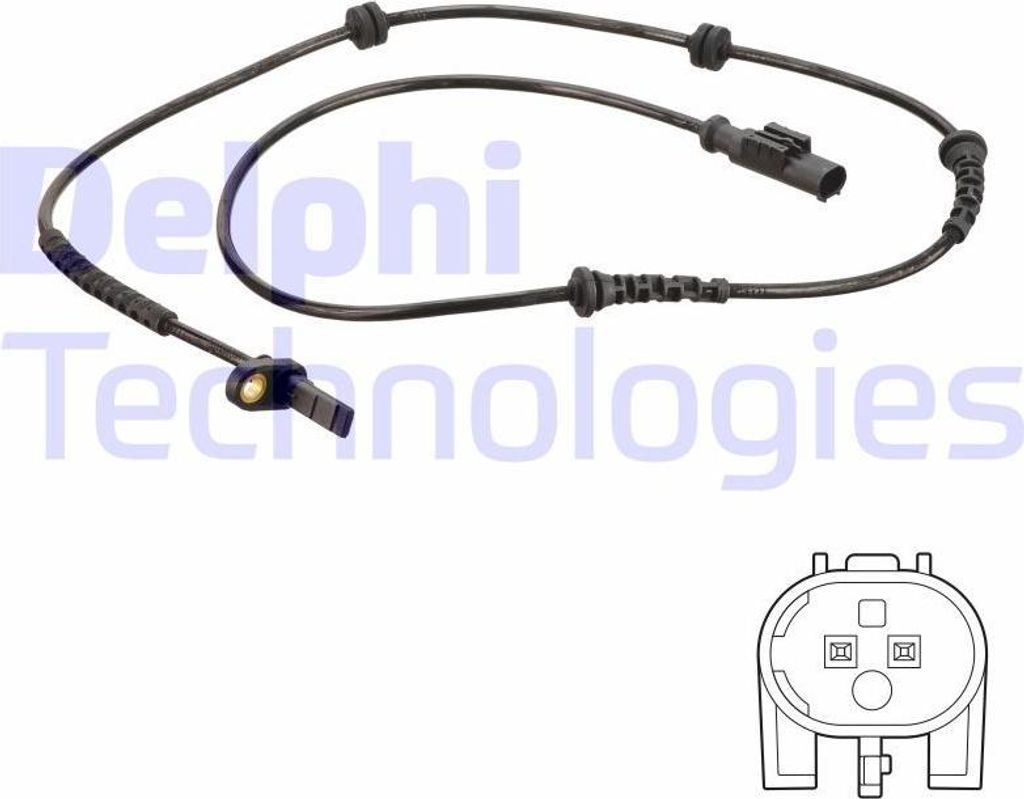 DELPHI SS20634 Raddrehzahlsensor OE 51702279 kompatibel mit Ypsilon, Musa, Idea