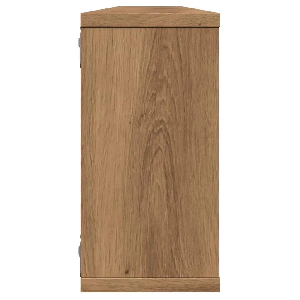 SYFAX™ Set 2 Mensole Sospese a Cubo 100x15x30 cm Ideali Cameretta - 5