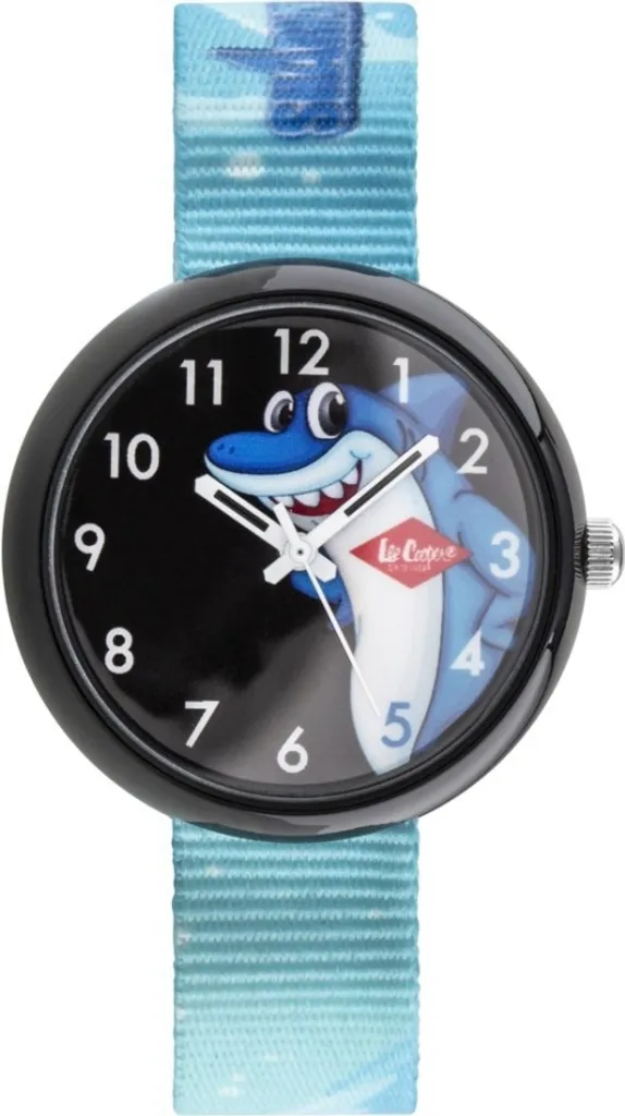 Montre-bracelet analogique Lee Cooper enfant bleue - Modèle LC.K.3.659