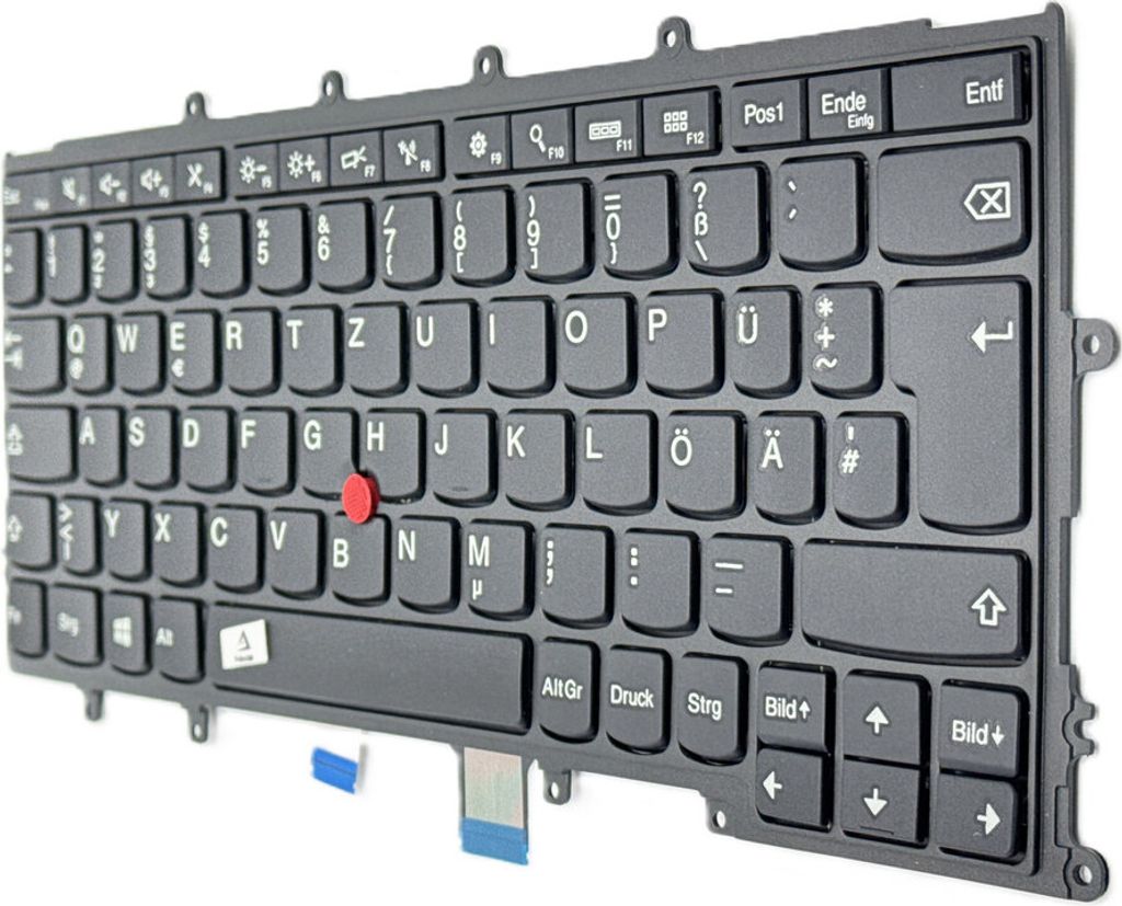 DEUTSCHE - Tastatur Keyboard mit Trackpoint kompatibel für LENOVO ThinkPad X250 (20CM004TMH)