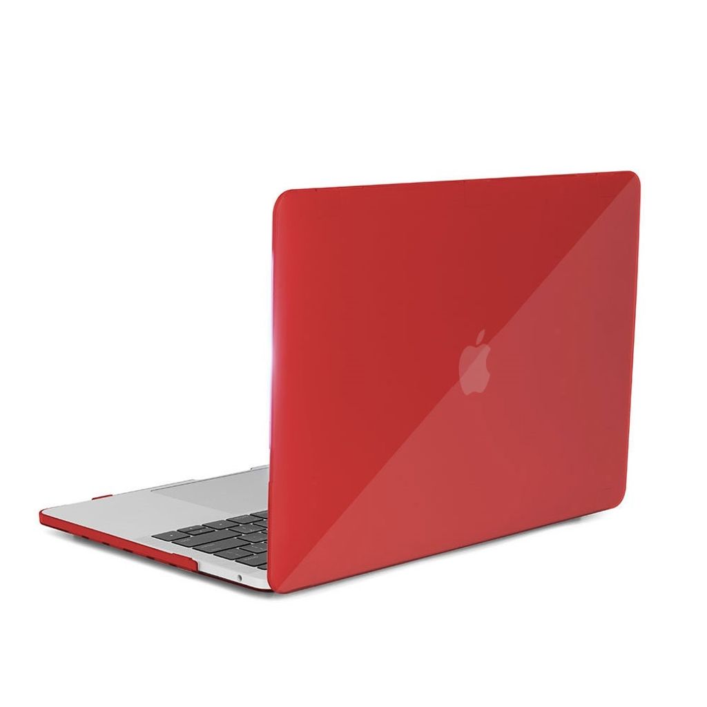 Schutzhülle für Apple MacBook Air 13.6" (2025-2022) M3 M2 2-Teilig Hartcase Schutz Etui Tasche Hülle Modell A3240 A3113 A2681 - Rot