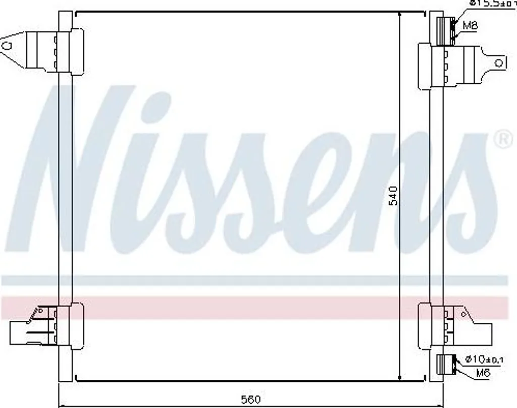 Plus de Fuite de Clim sur Classe M - Condenseur Fiable Nissens 94569