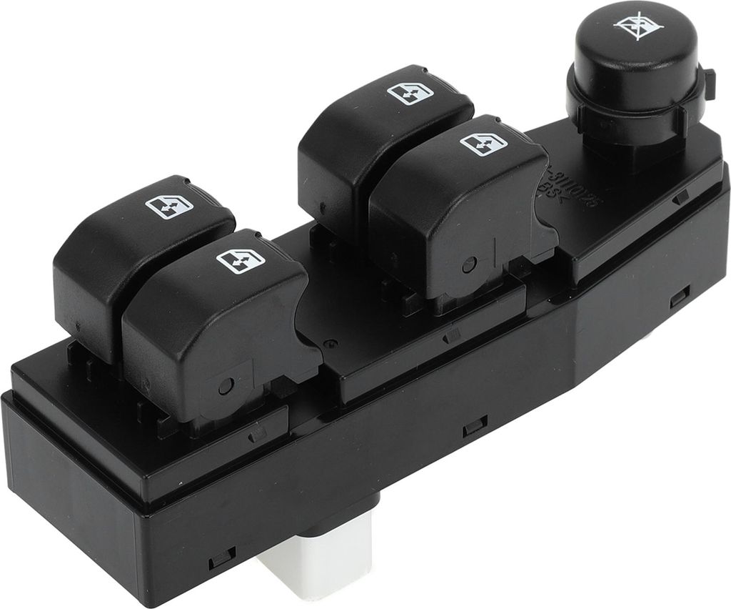 Elektrischer Fensterschalter Nr. 96942497 Vorderer linker Fahrerseiten-Fenstersteuerungsschalter für Chevrolet Spark 2013-2016 Schwarz