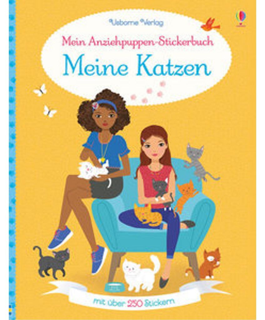 Mein Anziehpuppen-Stickerbuch: Meine Katzen Obrázek produktu 