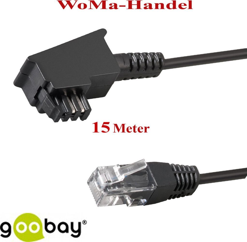 DSL Kabel-TAE-F Stecker >Westernstecker 8P2C, 15m Produktbild 5