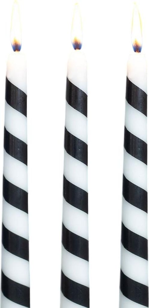 Something Different - Candy Cane - Candela conica 3-Pack - Immagine del prodotto 