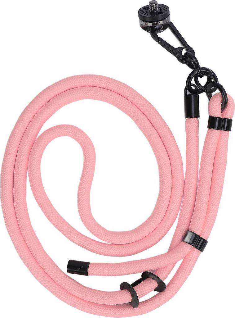 Action-Kamera-Lanyard, verstellbarer Schnellverschluss, 1/4-Zoll-Gewinde, Anti-Verlust-Seil für POCKET 3 5 ONE X4 Roseate