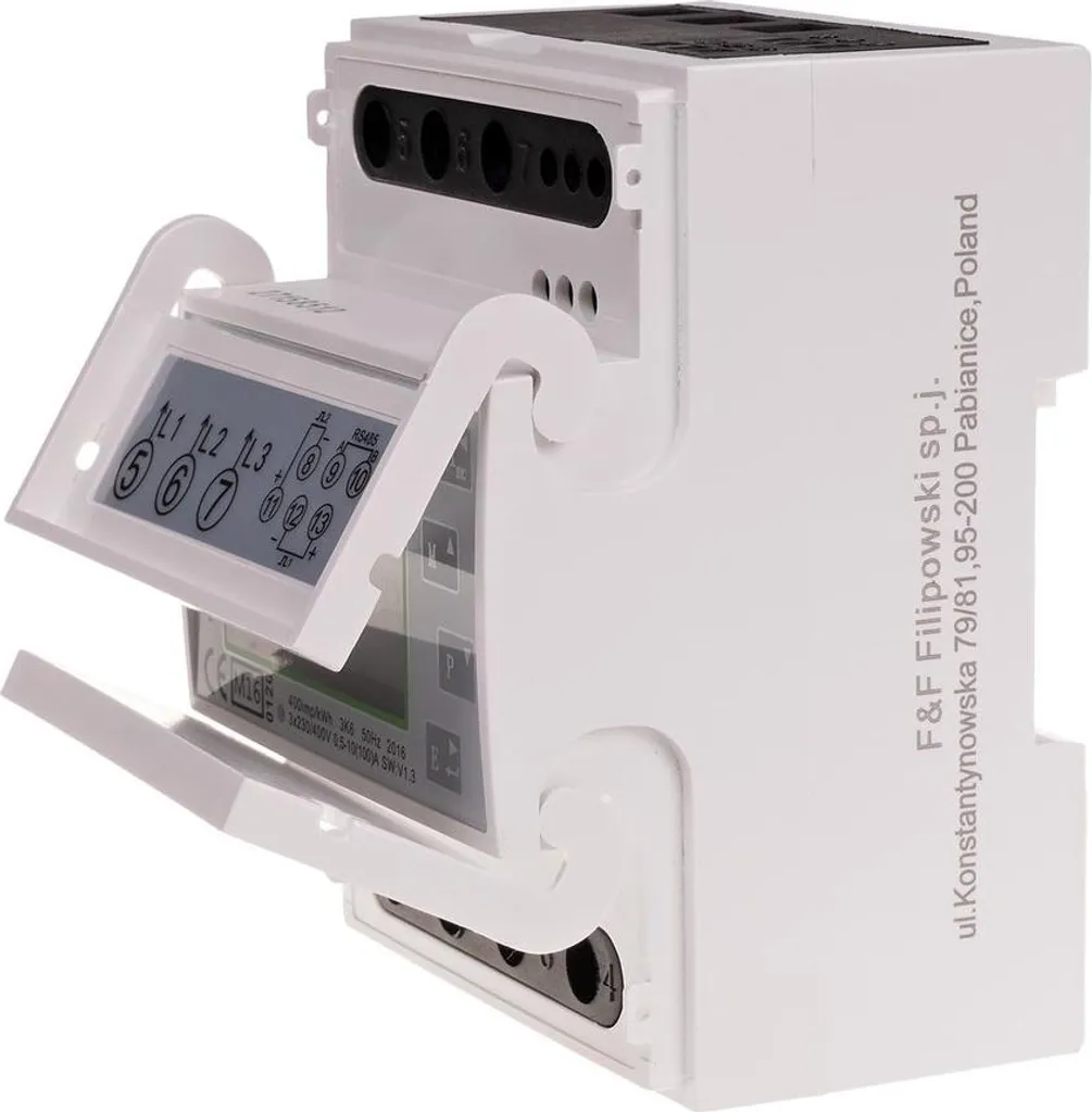 Sous-compteur électrique numérique triphasé LE-03MQ pour tableau
