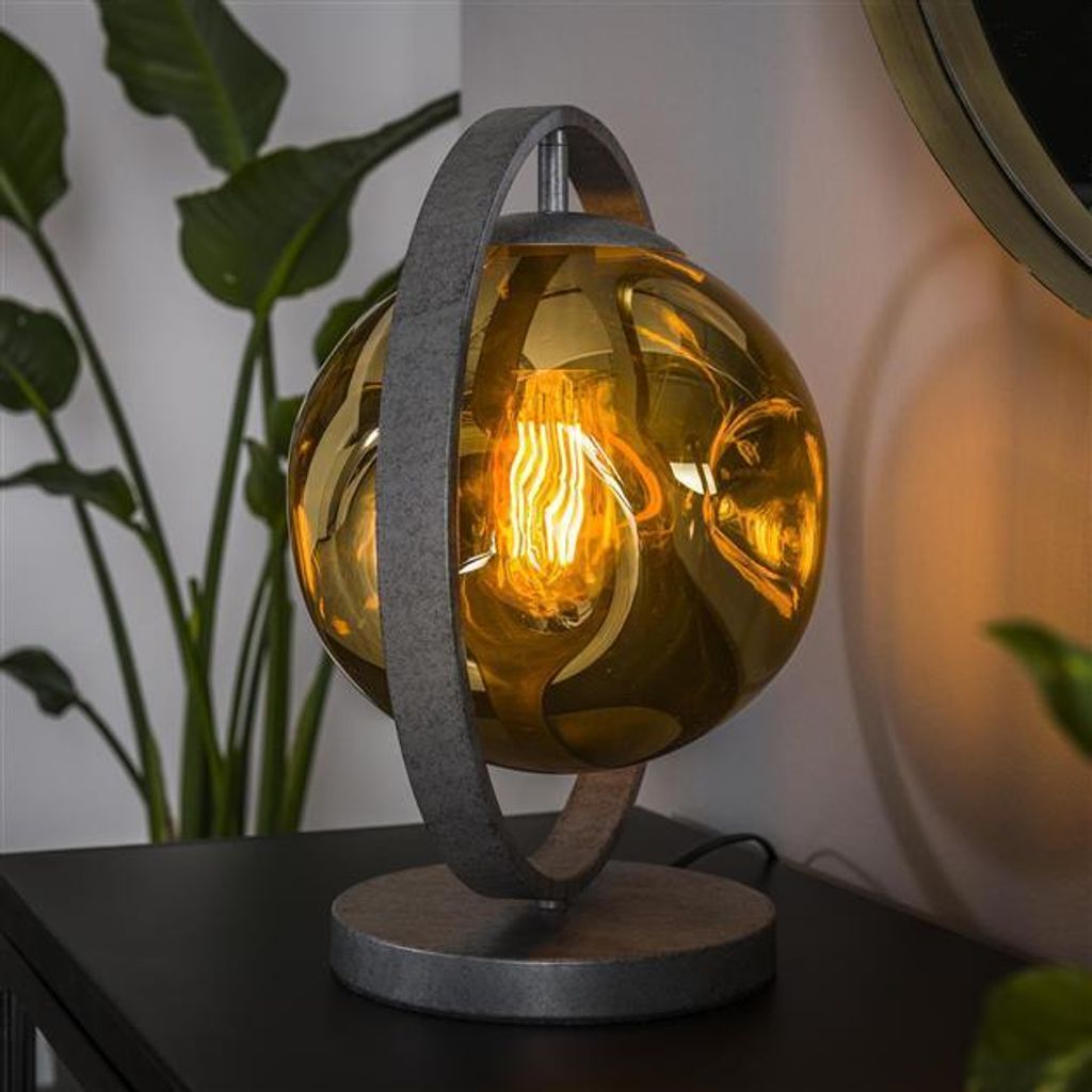 Hoyz - Tischlampe 1L Stellar - Altsilber
