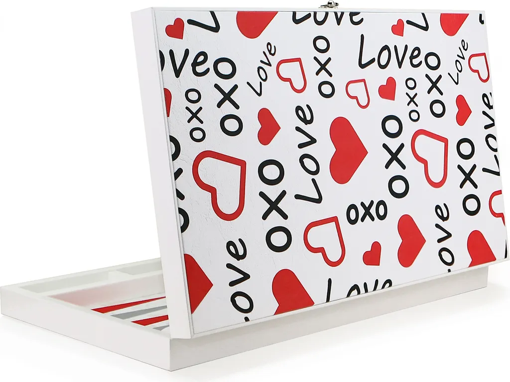 Cadeau Saint-Valentin Backgammon XXL - Jeu de Société Luxe pour Couple
