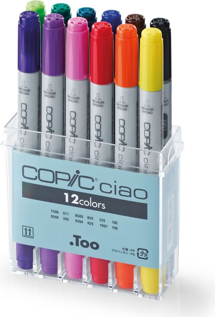 COPIC® 22075312 COPIC® Ciao Layoutmarker-Set farbsortiert Immagine del prodotto 