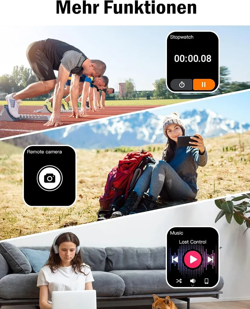 Smartwatch con Chiamate Bluetooth e 110+ Sport Tracker - Offerta 2026 - 7