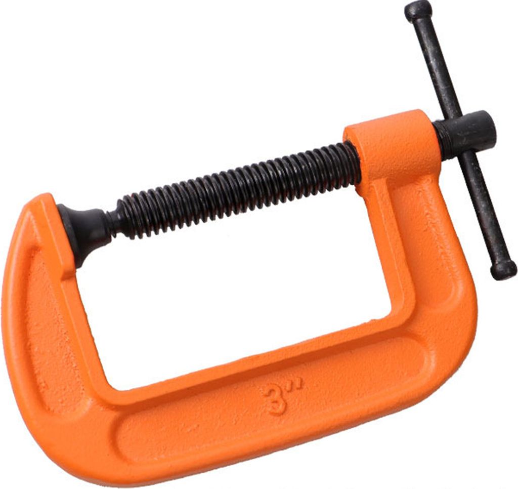 3 Zoll G Klima Einstellen Sie die Heavy Duty Soft Jaw Pad C-Clamp für Holzarbeiten