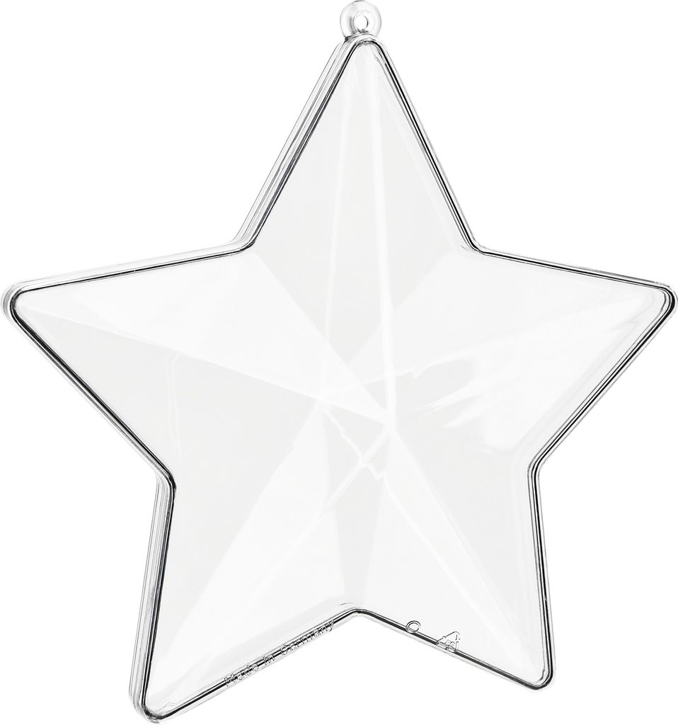 vbs Acryl-Bastelform Stern 14 cm, teilbar, mit Aufhängeöse Produktbild 