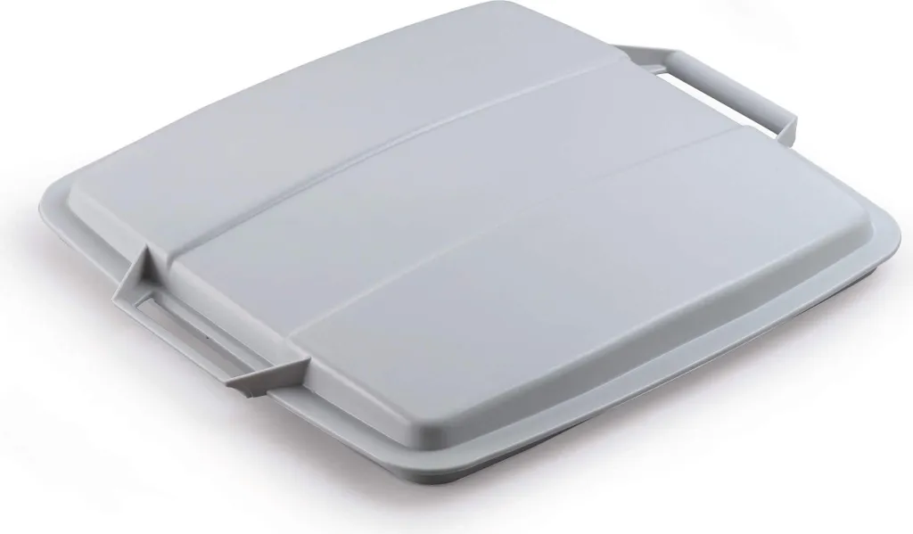 DURABLE Couvercle DURABIN 90L carré Gris 1800475050 pour Poubelle