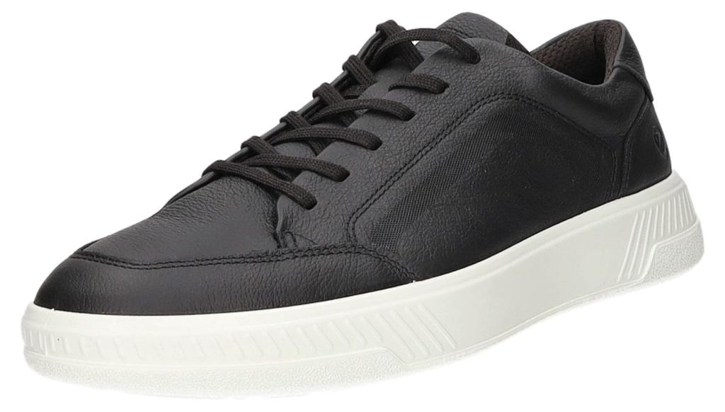 Ecco Schnürhalbschuhe bequem in schwarz, Gr. 46