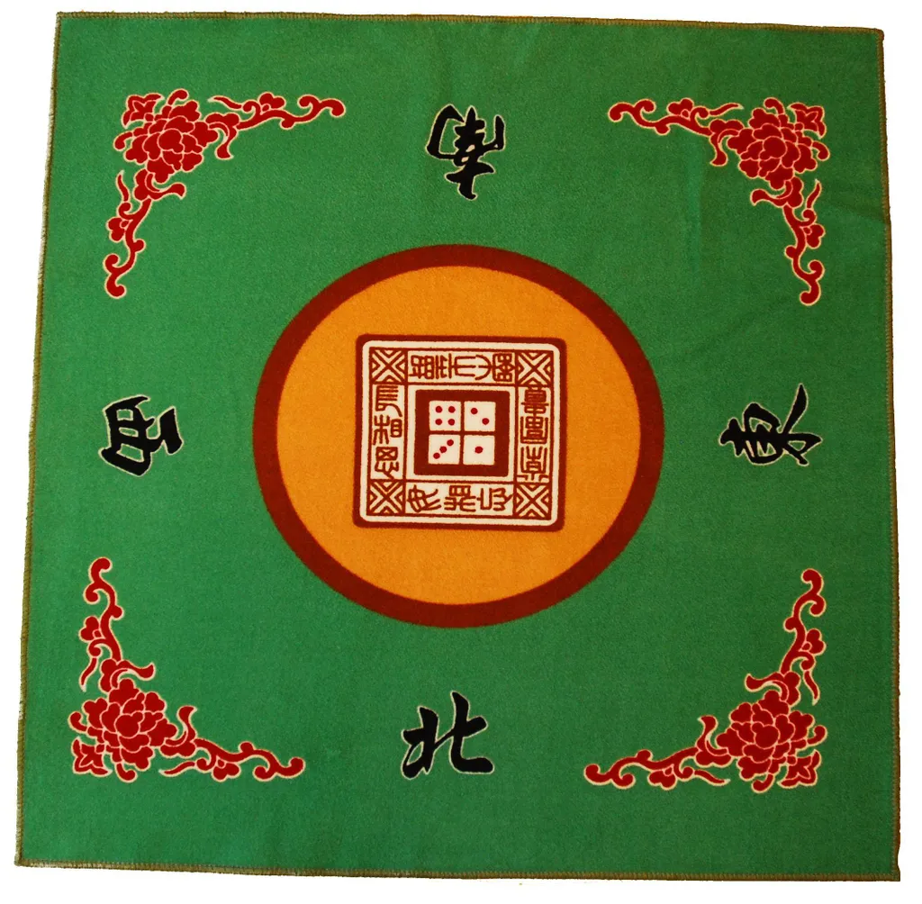 Tapis Mah-Jong HOT Games 80x80cm tissé anti-bruit et ultra doux