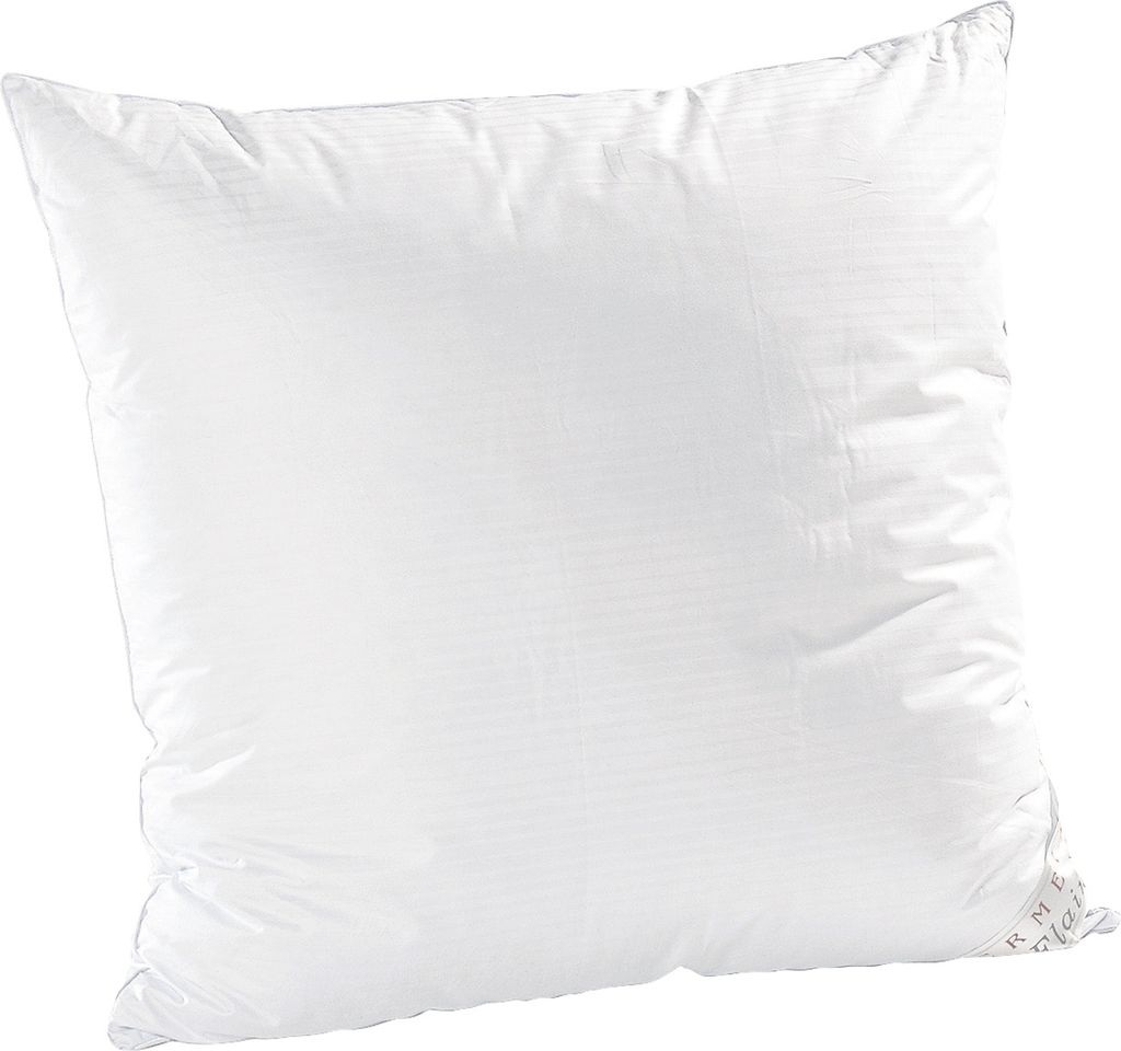 Kopfkissen - Makobezug - Daunen - Federn - 80 x 80 cm