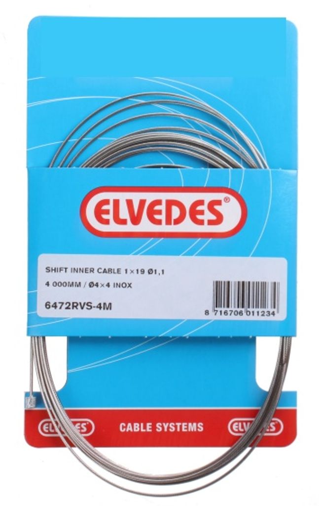 Ausrüstung Innenkabel Edelstahl 4 Meter 6472RVS-4m