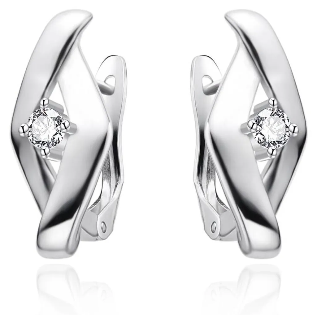 Boucles d'oreilles argent pour soirée chic et tenue de bureau