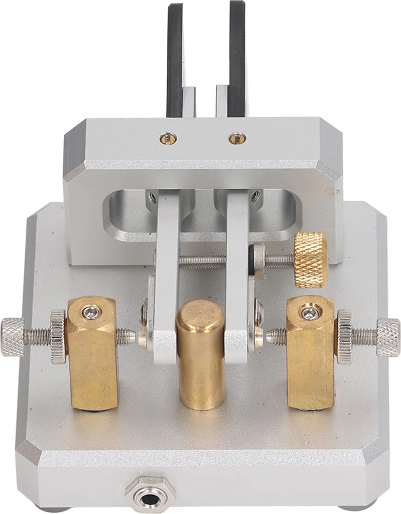 Clé Morse Automatique CW Double Pagaie Stable pour Transmissions HF