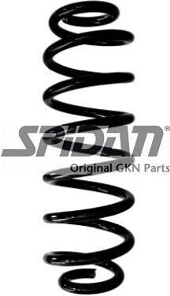 SPIDAN 86509 - OE 3C0 511 115 BM Fahrwerksfeder, Hinterachse für Passat (365, 362), Touran (1T)