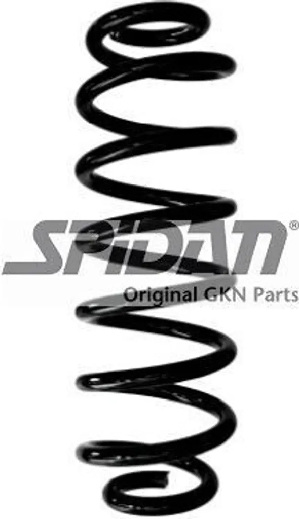 Ressort de suspension SPIDAN 86509 pour essieu arrière Passat et Touran