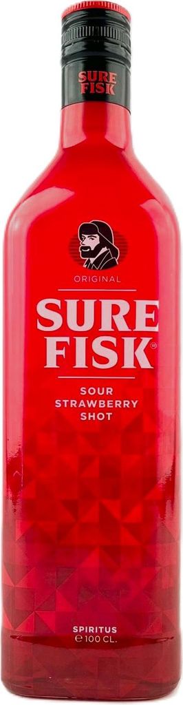 Sure Fisk Sour Strawberry Shot 15% Vol. 1L Produktbild 