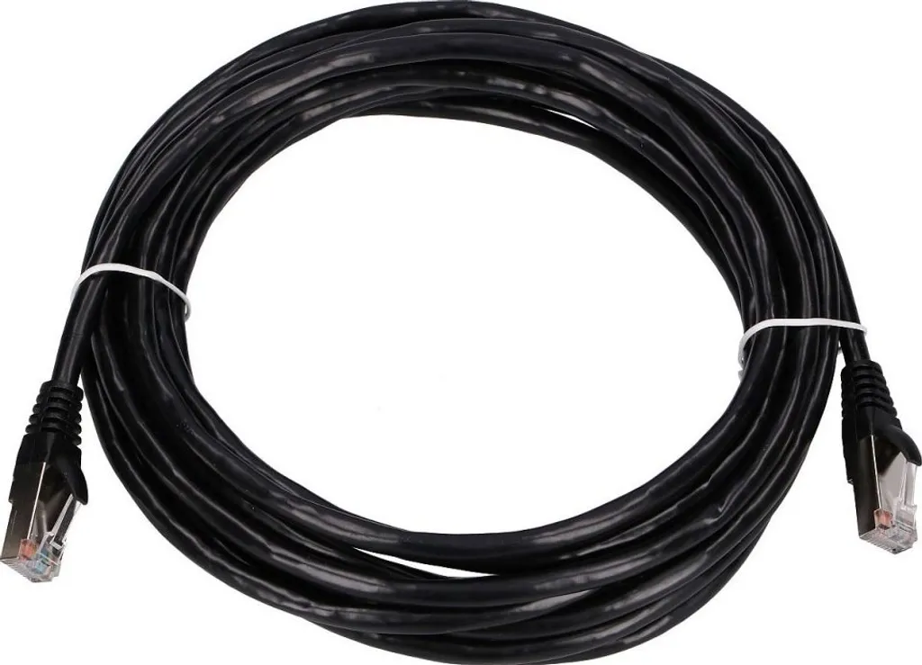 Cavo Ethernet 5m Extralink EX.7638 Cat5e FTP Nero - Zero Lag Gaming