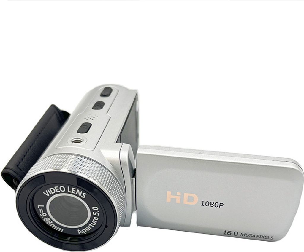 INF HD-Digitalkamera mit Weitwinkelobjektiv Weiß Produktbild 