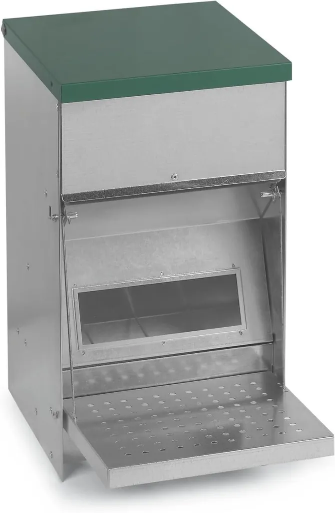 Mangeoire automatique pour protéger le grain des rats et oiseaux