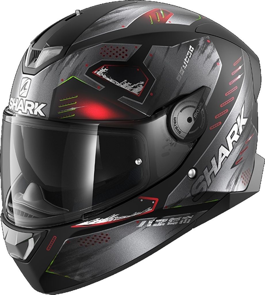 Shark Skwal 2.2 Venger Helm, schwarz matt/rot, XS (53/54)