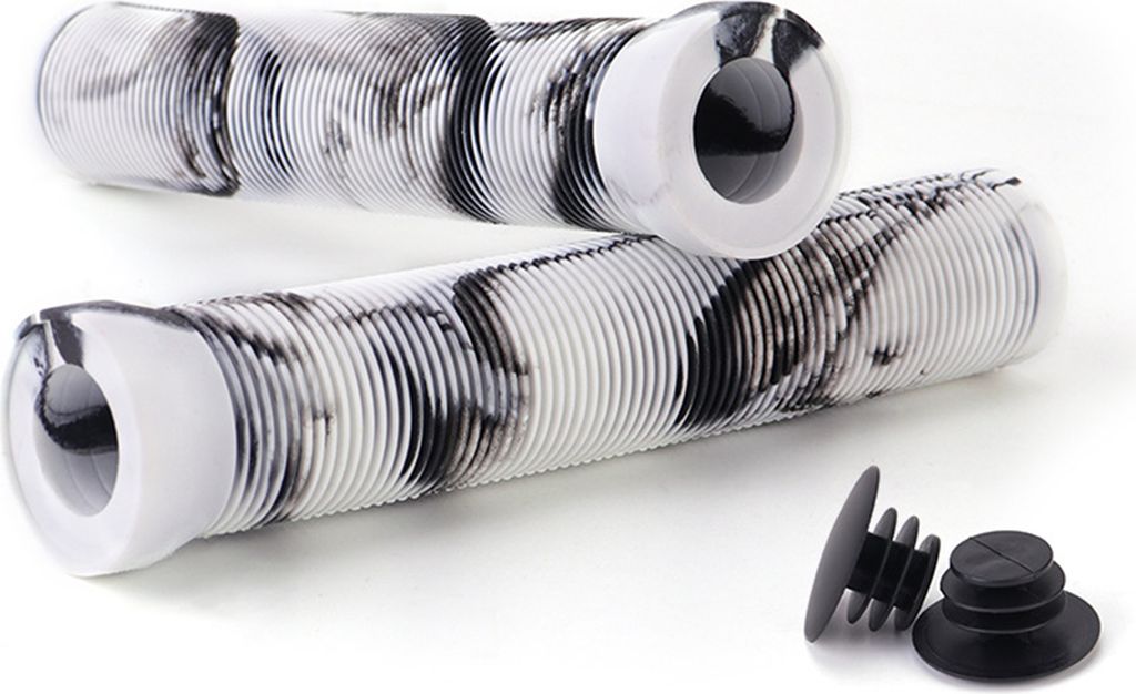 Paar Fahrradlenkerabdeckung mit Steckern, komfortable Stoßdämpfung, rutschfeste Gummi-Fahrradgriffe, rechte/linke Lenkergriffe für MTB, Rennrad,...