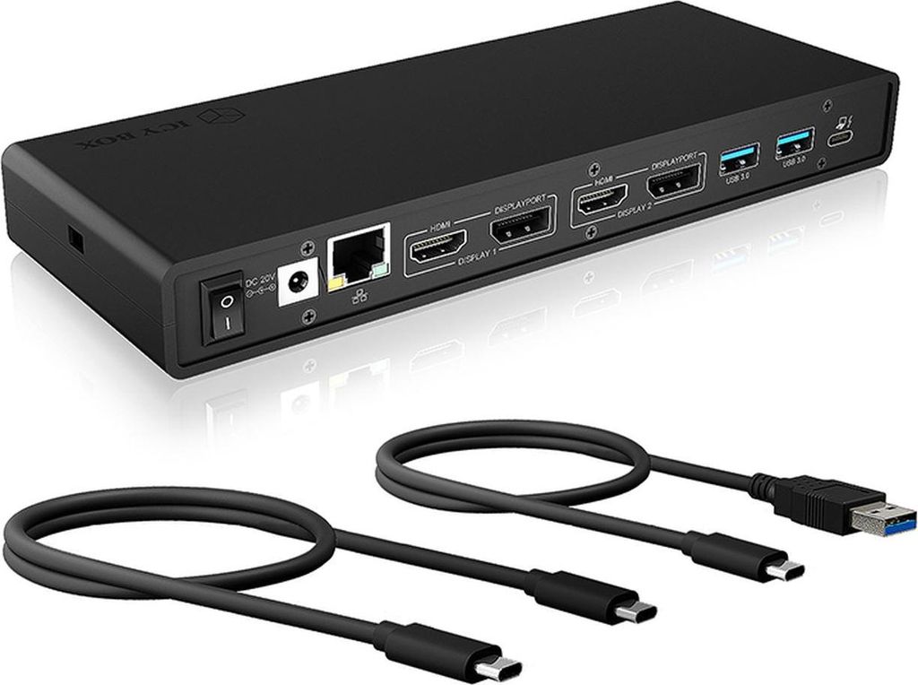 Raidsonic Icy Box IB-DK2245AC USB-Dockingstation