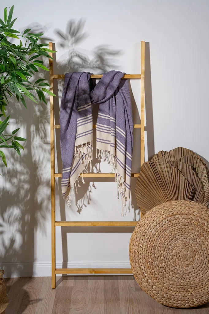 Telo Mare Fouta per Famiglia Mijolnir Lilla Scuro 90x170 cm - Offerta
