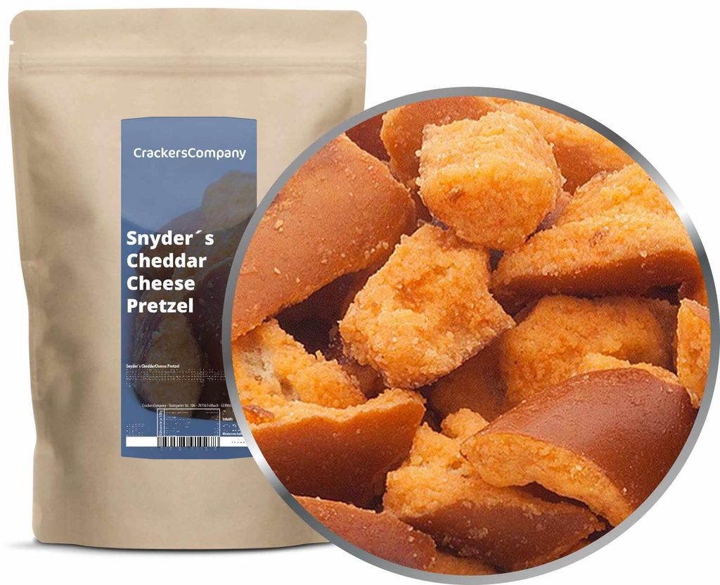 CrackersCompany Cheddar-Käse-Brezel (CheddarCheese Produktbild 