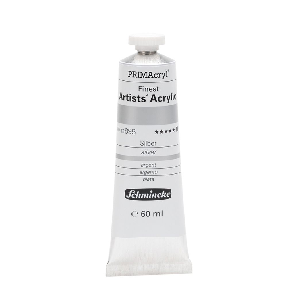 Schmincke 60ml PRIMAcryl Silber Acryl 13 895 011