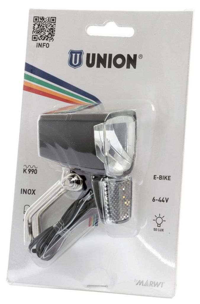 Union koplamp UN-4270E Spark, 6-44V, 50 Lux, zwart, Productafbeelding 